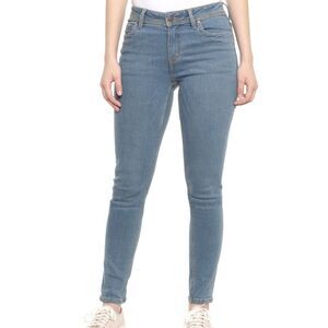 Prana Soma Skinny Jeans Medium Wash Classic Blue Stretch Denim Size 4 27